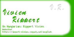 vivien rippert business card